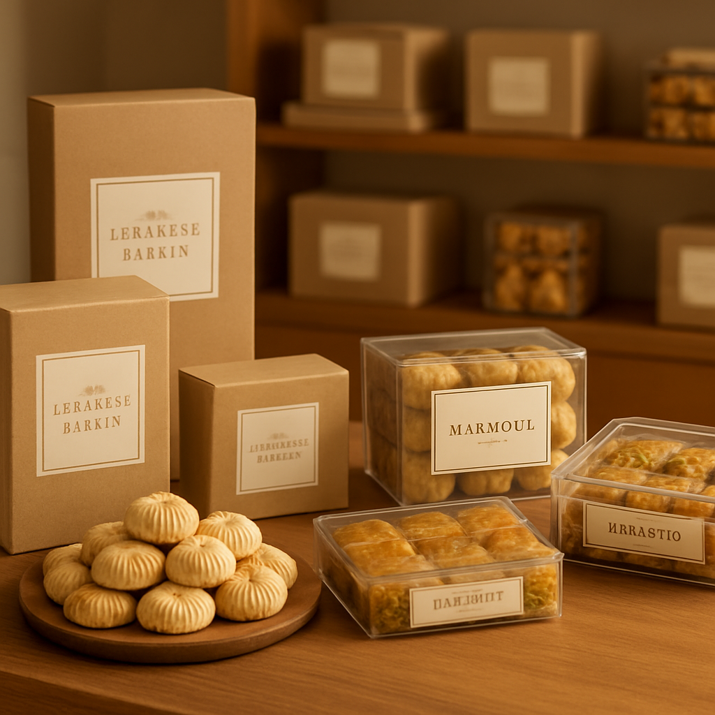 Premium Mama Love Lebanese bakery products displayed on a specialty retail shelf